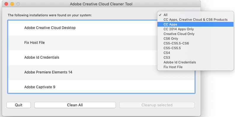 cc cleaner tool mac