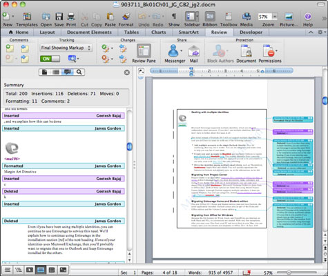 turn on editing in word for mac